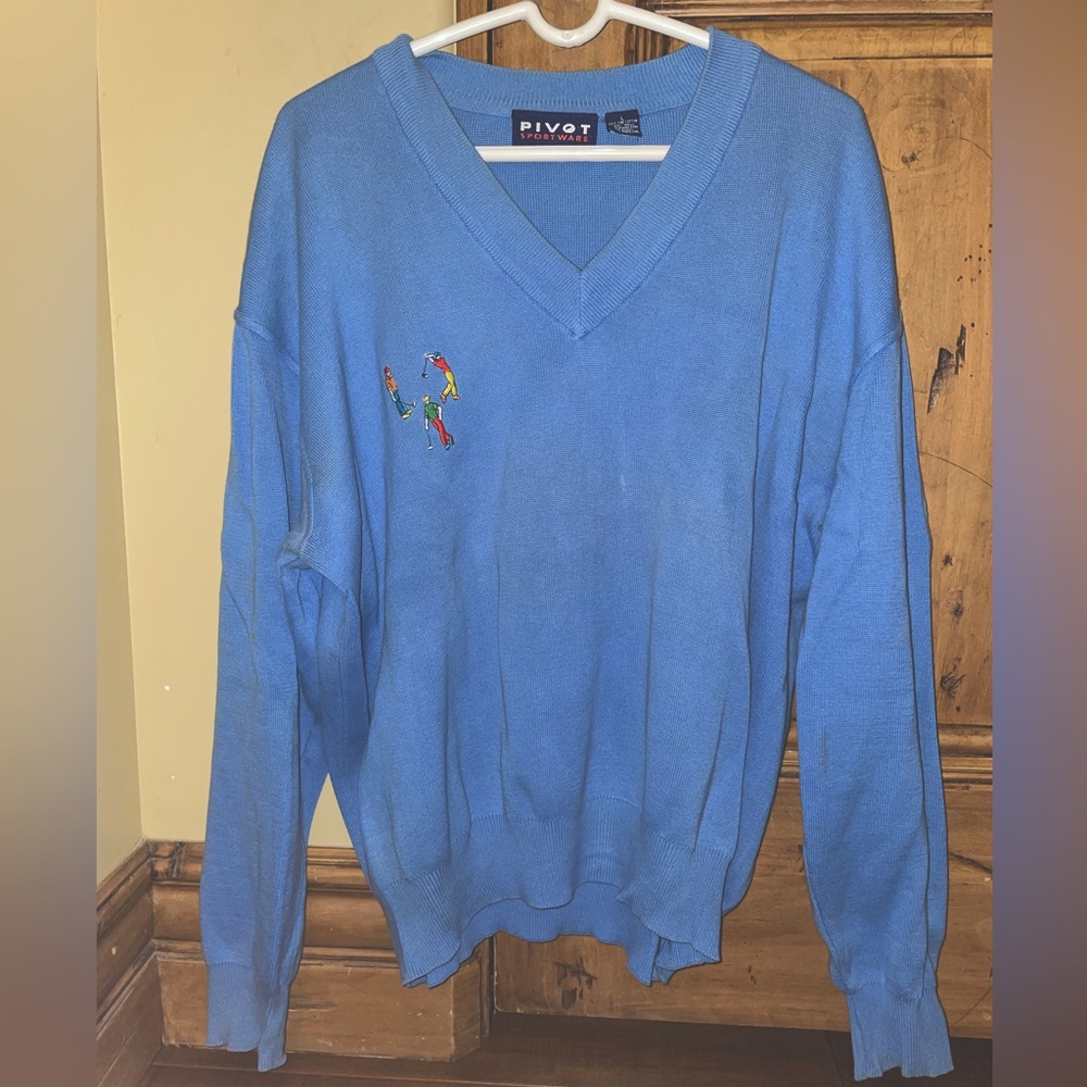Vintage 90’s Pivot Sportwear Golf Sweater. Great Condition.